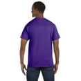thumbnail image 2 of Hanes Men's 3 Pack Authentic 6 Oz Cotton Crewneck Purple T-Shirt, Size 2XL, 2 of 3
