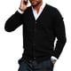 thumbnail image 1 of Chaqueta de transición tipo cárdigan de punto sin cuello en V para hombre, 1 of 5