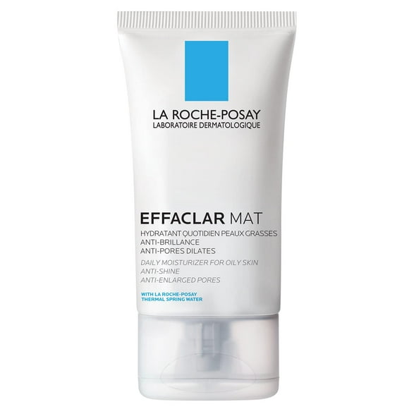 La Roche-Posay Effaclar Mat, Daily Moisturizer For Oily Skin, Visibly Reduces The Look Of Pores, Oil-Free Mattifying Moisturizer, Smooths Skin Texture, Non-Comedogenic &
