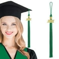 thumbnail image 4 of Maoww Tassel Decoration Hanging Date Drop Tassel Pendant Polyester Graduation Cap Drop Prop, Green, 4 of 7