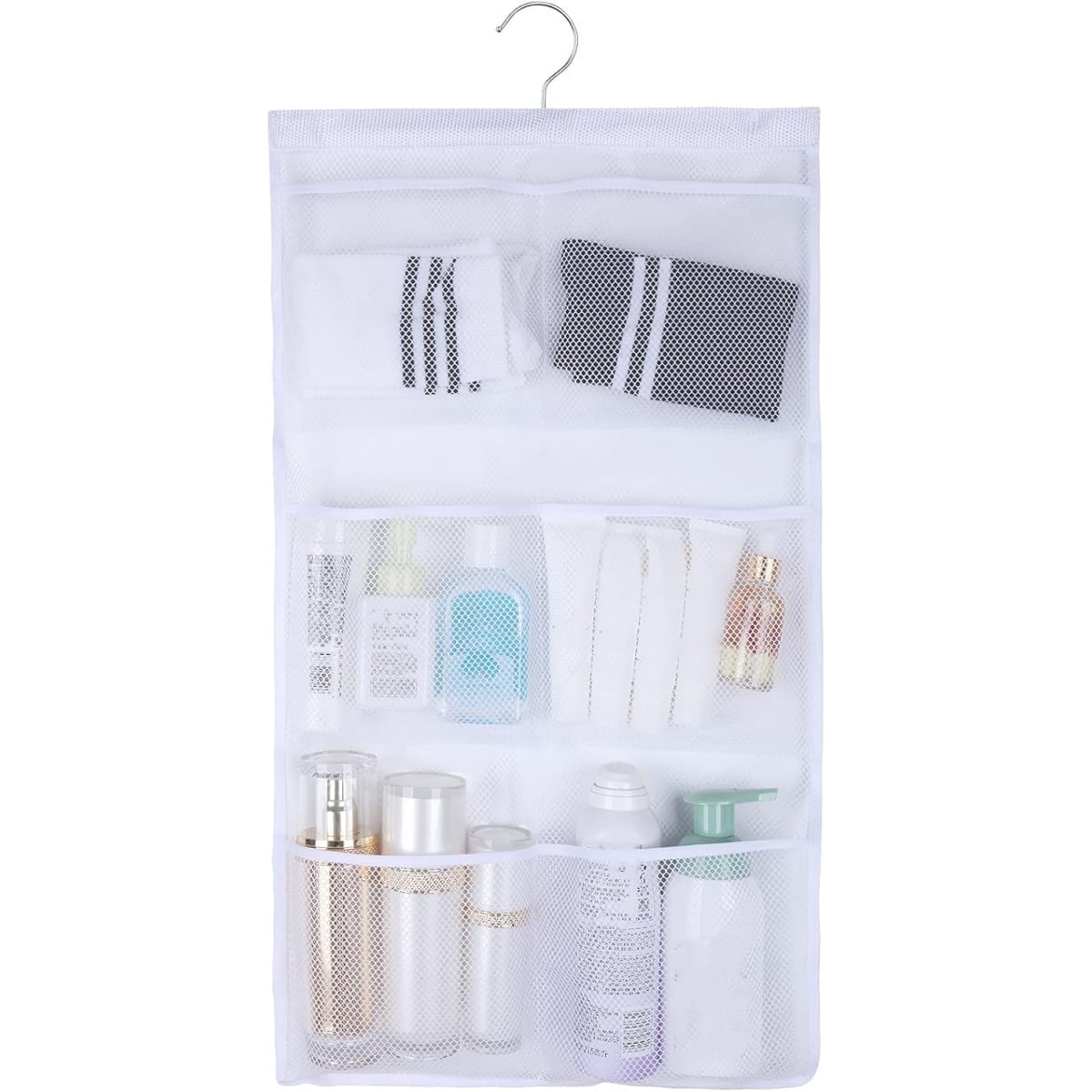 Bsagve 2-Pack Mesh Shower Caddy Organizer – 6-Pocket Hanging Storage For Bathroom & Toys