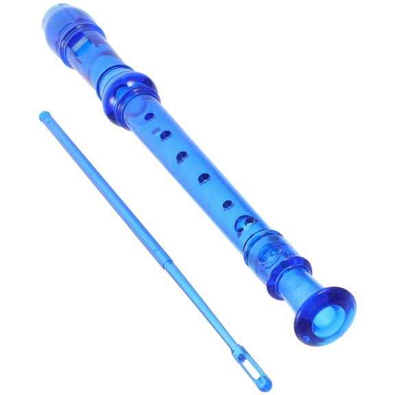 NIAIZEK Kids Musical Instruments Blue ABS Recorder Instrument for Beginners 1Pcs