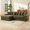 Green, variant on 111" Oversized Two-Piece Corduroy Couch Sectional, Large L-Shaped Cloud Couches for Living Room, Memory Foam Sofa with Chaise Daybed & 8 Pillows (Corduroy Green, 111" W Left Facing Chaise)