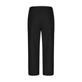 thumbnail image 7 of BLVB Women's Hiking Capri Pants Elastic Waist Lightweight Golf Cargo Crop Pants for Work Casual Office with Pockets, 7 of 7
