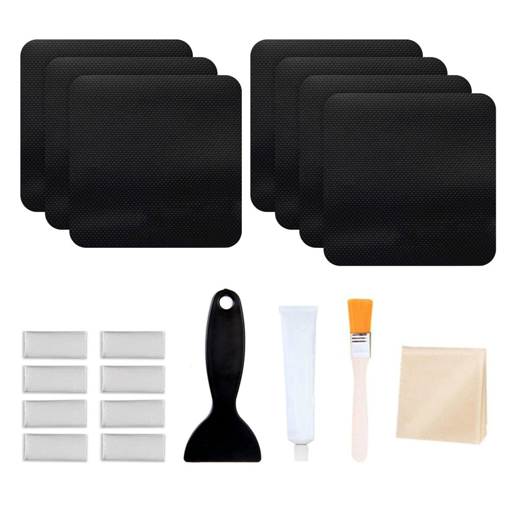 Trampoline Patch Repair Kit Waterproof Square Adhesive Patches for Most