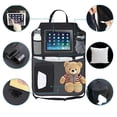 thumbnail image 4 of Hanging Kick Mats Back Seat Organizer Car Seat Back Protectors with Tissue Box Durable Easy Clean Storage for SUVs and Cars, 4 of 4
