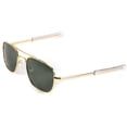 thumbnail image 1 of FEISEDY Mens Aviator Sunglasses Polarized Military Pilot Frame with Bayonet Temples B2623, 1 of 5