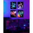 thumbnail image 3 of Drsoum Gamer Decor for Boys Gaming Wall Art Gamer Teenage Boy Room 8x10in4pcs Natural Framed, 3 of 7