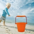 thumbnail image 4 of Juguete del baño de la ducha del bebé del barril de mano plegable del cubo naranja SM SunniMix Cubo plegable, 4 of 8
