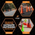 thumbnail image 4 of Xpose Safety 36 Inch Orange Traffic Cones - Multipurpose PVC Plastic Safety Cone for Parking, Soccer, Caution, Kids and Construction (12 pack), 4 of 7