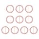 thumbnail image 1 of Uxcell 10Pcs Clip de Anillo de Bufanda de Seda Brillante de Strass Clips de Camiseta Anillos de Hebilla de Cintura Atados de Metal para Mujeres Rosa, 1 of 7