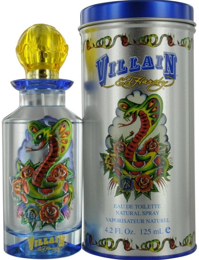 Ed Hardy Villain by Christian Audigier Eau De Toilette Spray for Men 4.
