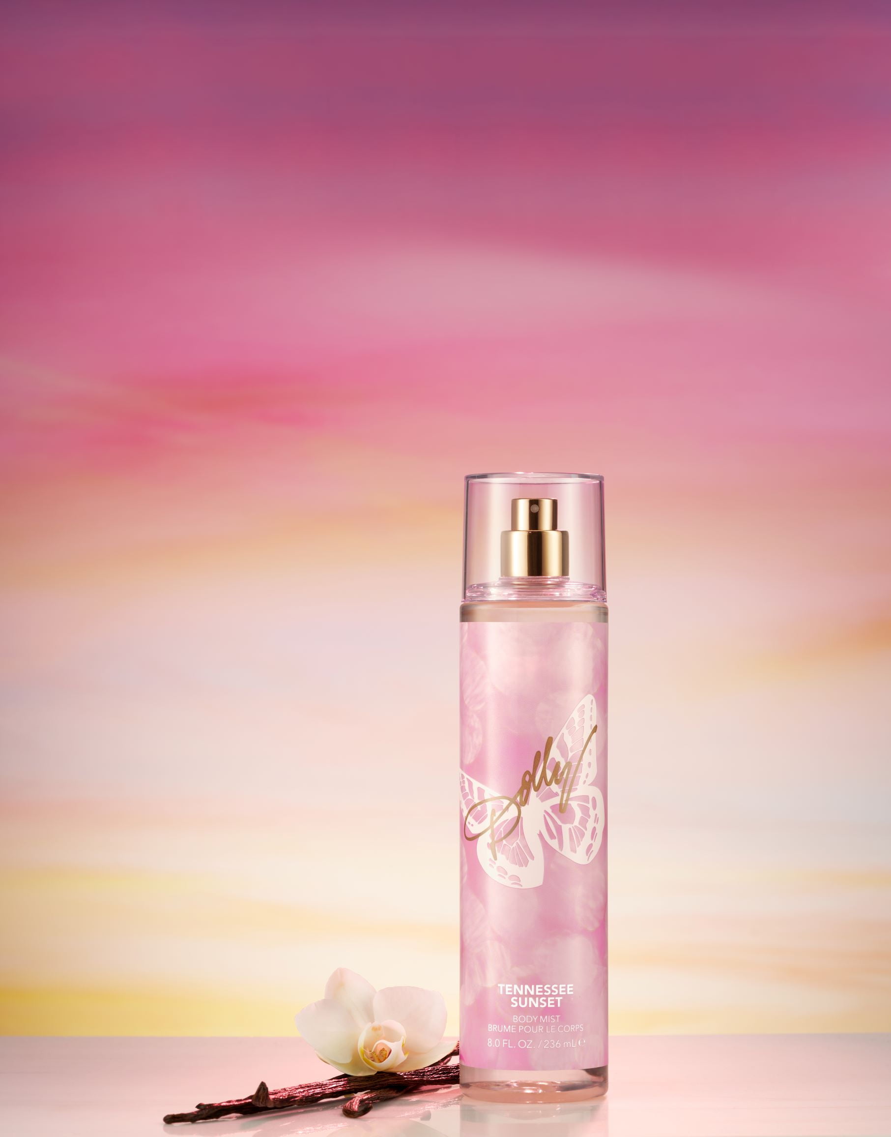 Dolly Parton Tennessee Sunset Body Mist 8 Oz Women Scent with