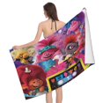 thumbnail image 1 of Toalla de playa Trolls World Tour Toalla de baño Multifuncional Popular Tamaño grande Antiarena Secado rápido Absorbente Suave al tacto Viajes Hogar, 1 of 1