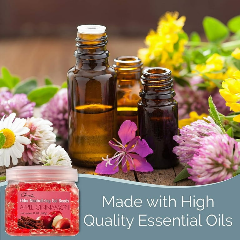 Clear Air Odor Eliminator Gel Beads, Apple Cinnamon Scent, 12oz 2