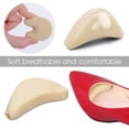 thumbnail image 3 of MSHUN Soft Sponge Adjustable Shoe Filler, 4 Pieces Toe Filler Inserts Unisex Breathable Soft Big Toe Plug Forefoot Pad Shoe Filler for High Heel Foot Pain Relief for Women Girls (Black), 3 of 7