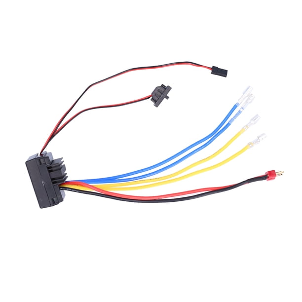 ESC A Prueba De Agua, Protección Múltiple Capacidad De Carga De Corriente Fuerte 80A ESC Cepillado 80A ESC Controlador De Velocidad Electrónico Para 1/8 1/10 RC Modelo De Automóvil OTVIAP 80A ESC