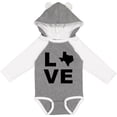 thumbnail image 3 of Inktastic Love Texas Boys or Girls Long Sleeve Baby Bodysuit, 3 of 5