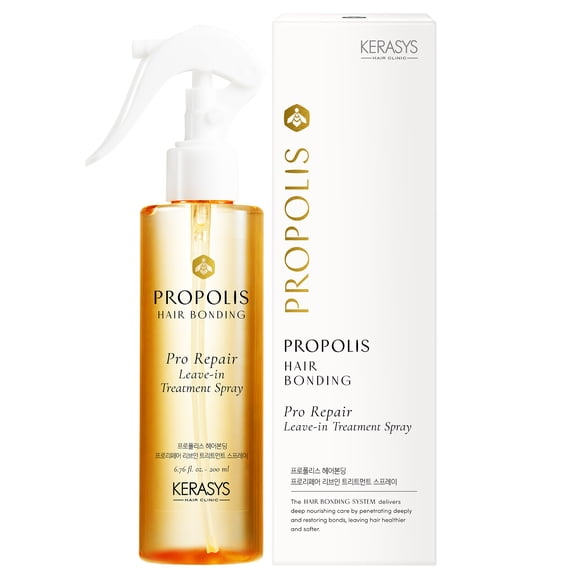 Kerasys Propolis Hair Bonding Pro Repair Leave-In Treatment Spray, 6.76 fl oz