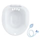 thumbnail image 2 of Asiento de inodoro para Personas mayores Sunnimix Baño de asiento Portátil Blanco, 2 of 7