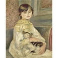 thumbnail image 3 of Renoir, Pierre-Auguste 12x14 Black Modern Framed Museum Art Print Titled - Julie Manet, 3 of 5