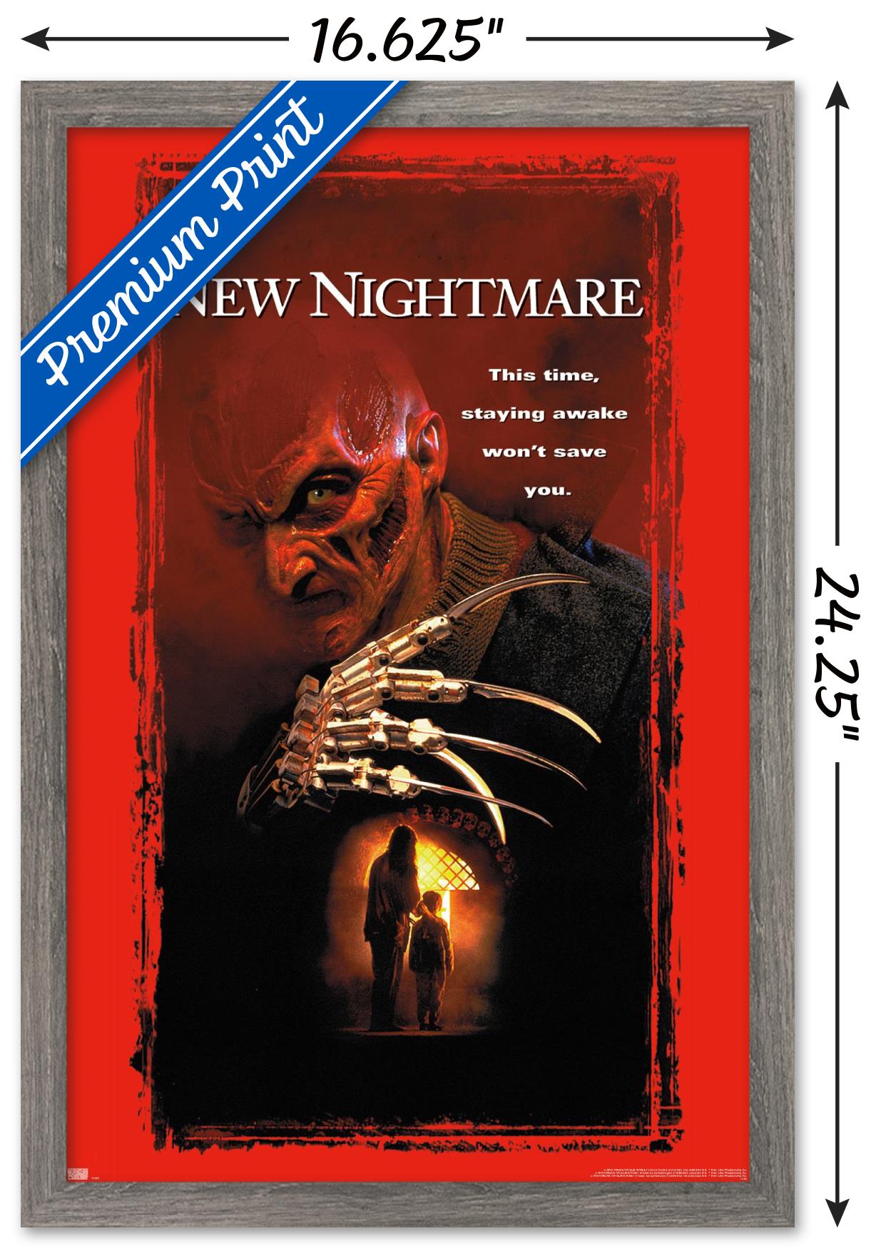 New Nightmare - One Sheet Wall Poster, 14.725" x 22.375" Framed