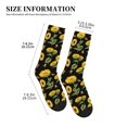 thumbnail image 2 of Crew Socks for Women Men, Bees and Sunflowers  Moisture Running Athletic Football Striped Socks Cushion Tube Socks, 2 of 7