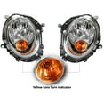 thumbnail image 6 of APA Replacement Head Light for 2007 2008 2009 2010 2011 2012 2013 2014 2015 Mini Cooper Yellow Turn Indicator Design Passenger Right Driver Left Set MC2503105 MC2502105 PAIR, 6 of 9
