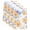Orange, variant on Yellow Watercolor Floral Kitchen Towels Set of 1, Spring Flower Abstract Art Absorbent Dish Towels for Kitchen, Microfiber Hand Towel, Quick Drying Tea Towel for Cleaning Decorative Dishcloths