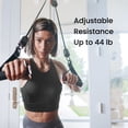thumbnail image 5 of Smart Fitness Resistance Bands Strength Training Kit for Full-Body Workouts, Home Gym Equipment, Adjustable up to 44 lbs, Portable for Indoor & Outdoor Use, 5 of 16