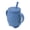 Dark Blue, variant on M Buder 8 oz / 230ml Silicone Training Sippy Cup for Toddler and Infant Spill Proof Cup with Straw Lid Non Slip Handles Purple