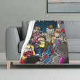 thumbnail image 6 of Rick And Morty Anti-Pilling Flannel 32"X48" Super Soft Plush Air Condition Quilt Fluffy Warm Cozy Decorative Blankets, 6 of 7