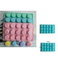 thumbnail image 1 of Cake Mold Forme de Colonne Ronde Réutilisable Pratique Démoulage 15 Trous Silicone Outil de Cuisson Cake Mold pour les Cadeaux, 1 of 8