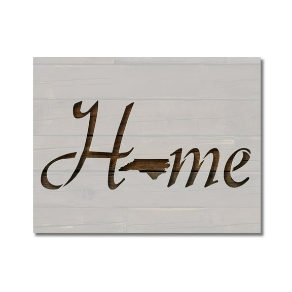 Minnesota State Stencil Home Love Template Reusable 8.5 x 11 for Painting on Walls, Wood, Etc. By Stencilville