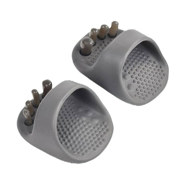 2 piezas Acupresión de pie Slipper Corrector Bunion Bunion para hombres Mujeres gris