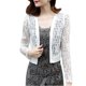 thumbnail image 2 of Cárdigan hueco, cárdigan de encaje para mujer de moda Cárdigan de encaje elegante estético, 2 of 4