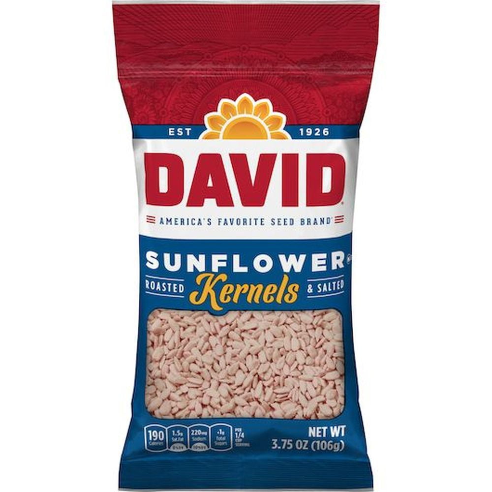 David Sunflower Kernel Seed, 3.75 Ounce -- 12 per Case.