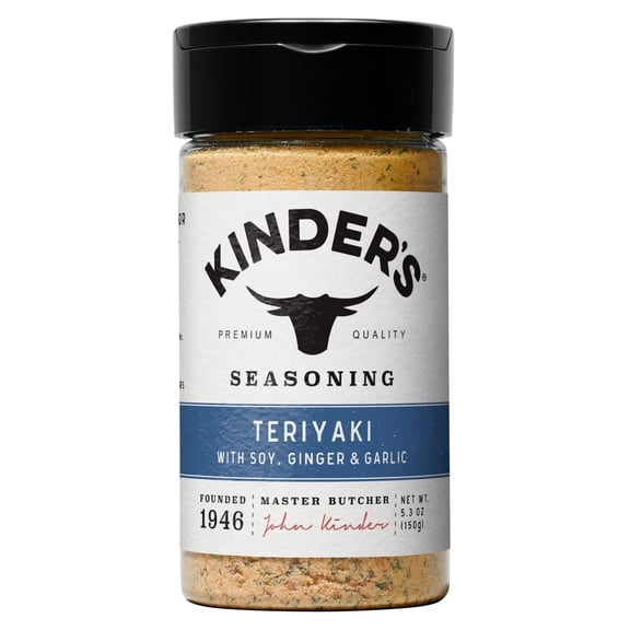 Kinder's Teriyaki Seasoning Blend with Garlic and Ginger, 5.3 oz