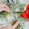thumbnail image 4 of Luoshdecor Christmas Garland with Light,Artificial Xmas Poinsettia Spruce Garland for Garden Home Winter New Year Decorations, 4 of 6