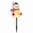 thumbnail image 2 of Solar Powered Snowman Magic Fountain Christmas Garden Stake Light with Flowing LED, Waterproof Resin Snowman Figurine, Outdoor Yard Decoration for Garden, Lawn, Pathway, Patio and Christmas Display, 2 of 7