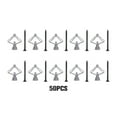 thumbnail image 4 of 50 Pcs Fixations de Clous d'Ancrage pour Murs Secs Accessoire de Réparation Tube en Forme d'Avion 50 Vis Planche d'Extension en Gypse Type 2, 4 of 9