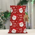 thumbnail image 6 of XMXT Christmas Drawstring Gift Bags, Santa Claus Cartoon Print Wrapping Sacks Candy Packing Bag Party Decorations Favor Bags, S, 6 of 8
