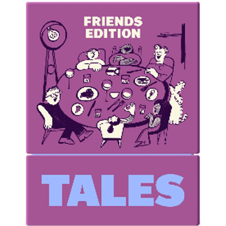 TALES Conversation Cards, Friends Edition 150 Count, Fun Friend Games for Adults, Teens, Kids