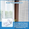 thumbnail image 6 of 3/4-Inch Blind Shade Mounting Brackets for Cellular, Honeycomb, and Pleated Shades - Universal Replacement Hardware Set of 3, 6 of 7