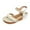 A White, variant on Women's Open Toe Buckle Ankle Strap Platform Wedge Sandals Women Summer Beach Shoes