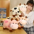 thumbnail image 3 of Collectable Plush Toy Cow for Doll Sleeping Toy Home Bedroom Ornament Baby Gift, 3 of 13