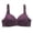 Purple#bras for women#15, variant on Women Lace Wireless Bra Plus Size Adjustable Strap Full Coverage Bras Elegant Comfortable Breathable Bras Pink 95C