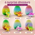 thumbnail image 3 of Huevos sorpresa para incubar dinosaurios para niños - Paquete de 6 - Crece un 600% - Juguetes de huevo de dinosaurio para niños y niñas de 3 a 8 años - Ideas de regalos, obsequios para fiestas, rellen, 3 of 5