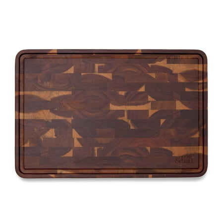 Thyme & Table 12"x18" Acacia End Grain Butcher Block