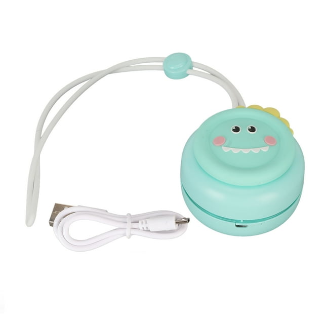 Oubit Mini Neck Fan,Necklace Fan Cartoon Silicone Travel Fan Portable Neck Fan Smart Functionality